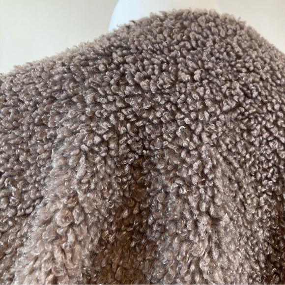 💙NWT! Express Open Front Sherpa Sweater Cardigan - Picture 4 of 11